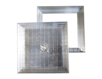 Напольный люк под плитку 400х400 мм Small 