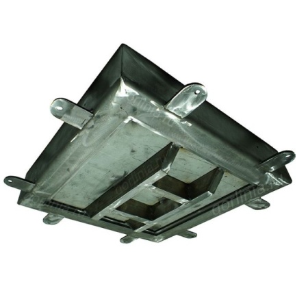 Люк под брусчатку Проспект-ВН из нержавеющей стали съемный - обвязка дна профилем