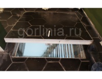 Так выглядит напольный люк АМО 1000п*700 