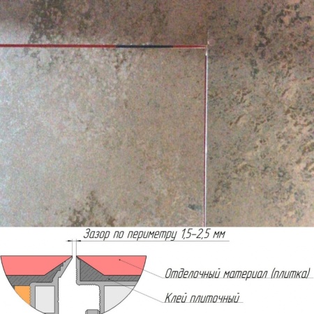Техно под плитку противопожарный 700*2200п